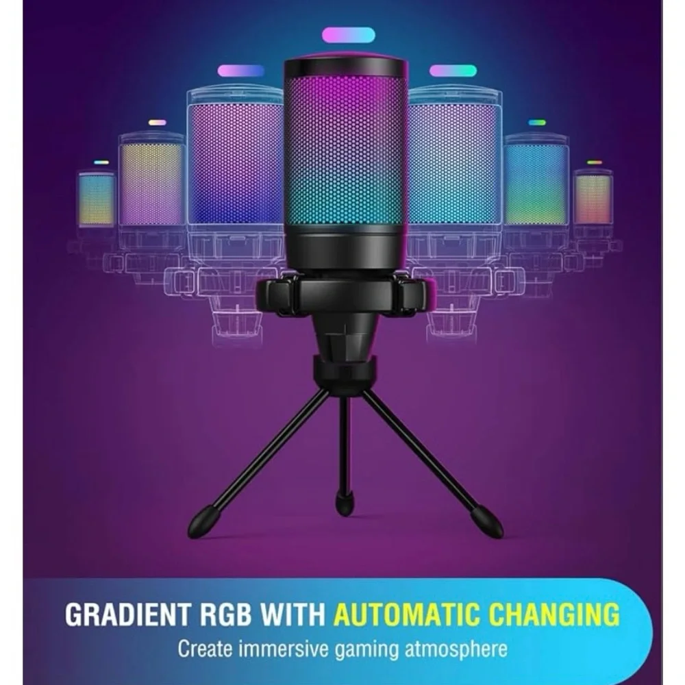 FIFINE gaming, USB microphone for PC or PS5